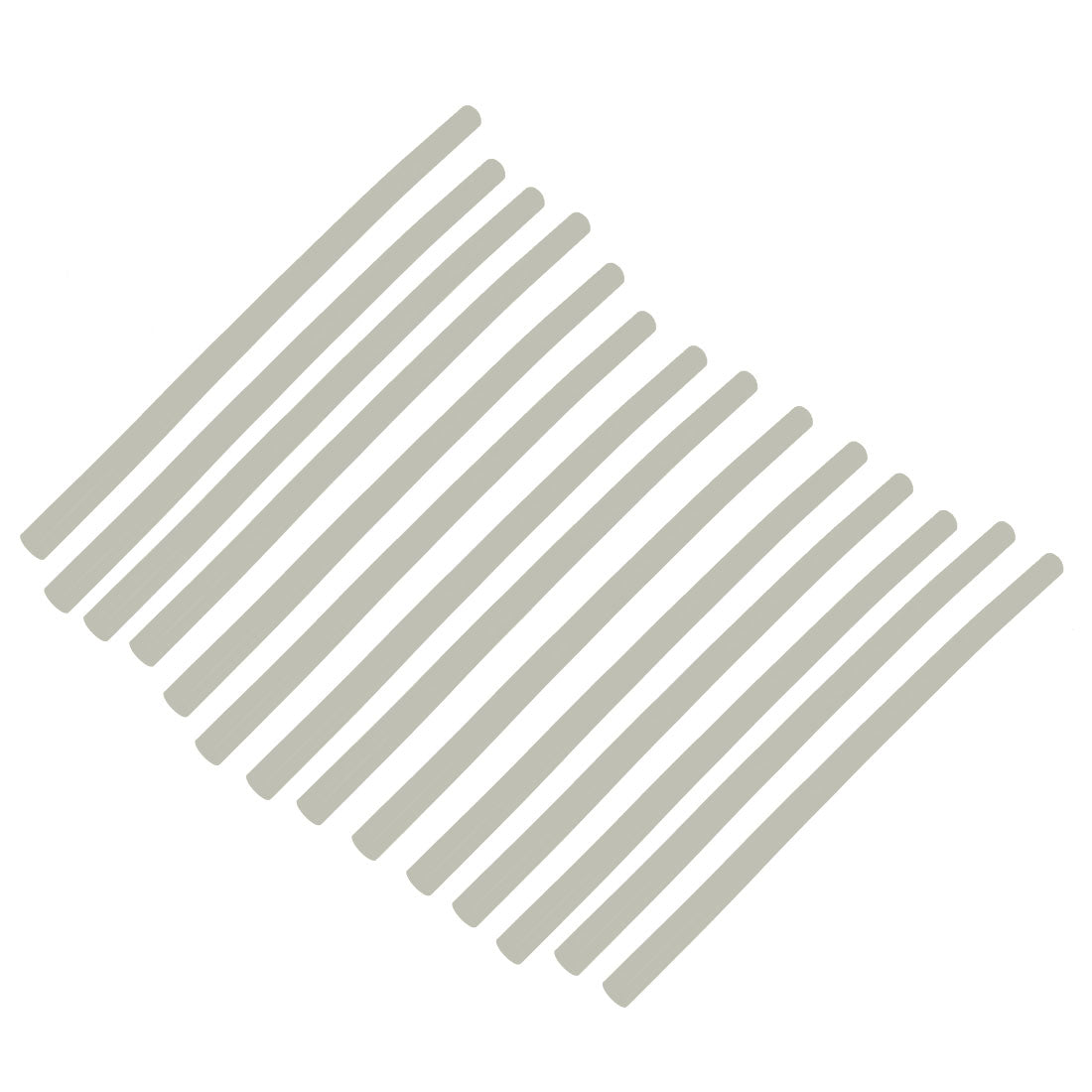 Harfington 14Pcs 267mm x 11mm Hot Melt Glue Stick Clear for Electric Tool Heating Glue