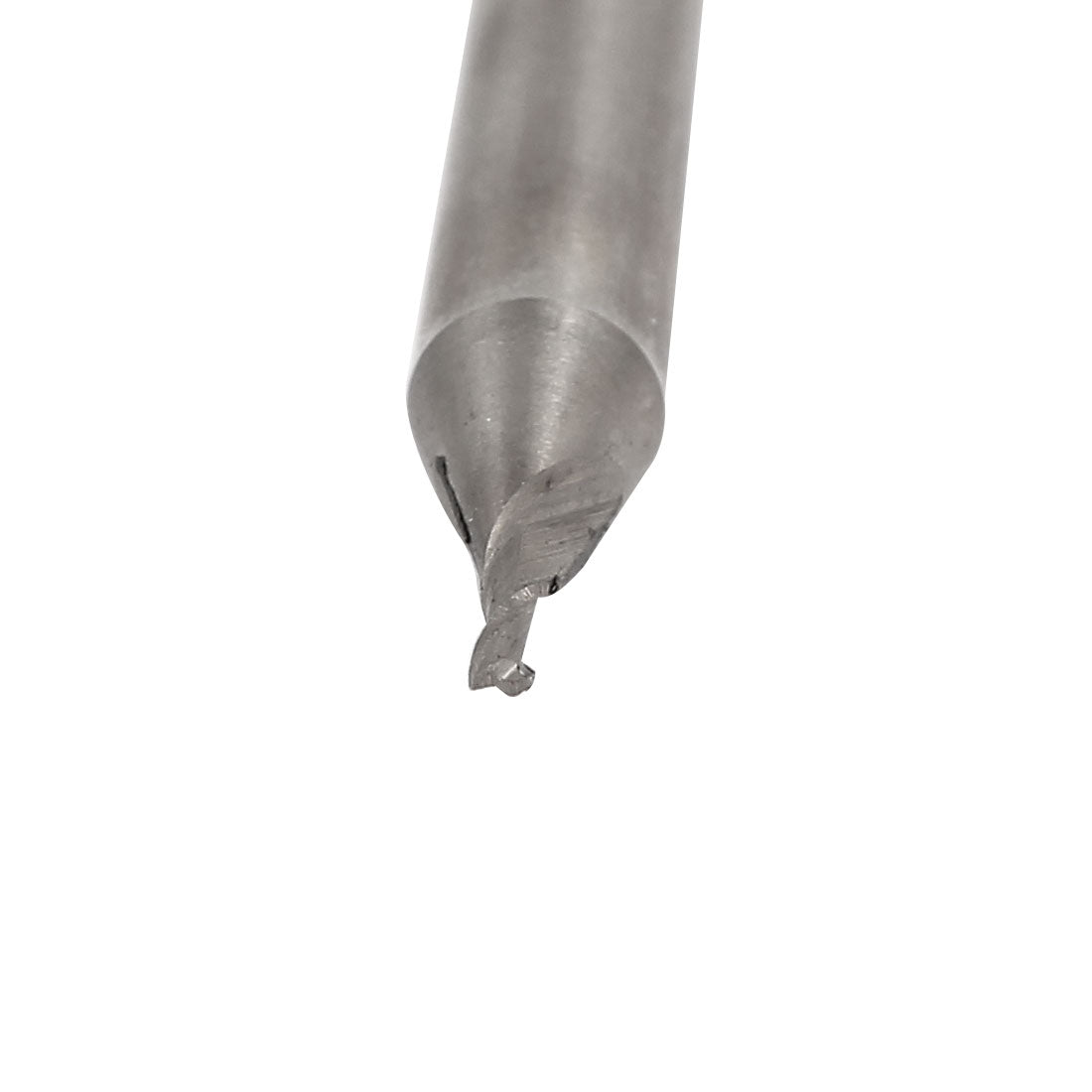 Harfington 1.5mm Cutting Dia 51mm Long HSS-AL 2-Flute Round Shank End Mill Cutter Tool 2pcs