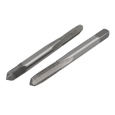 Harfington 10pcs M6x67mm Straight Threaded 3 Flutes HSS Machine Plug  Gray