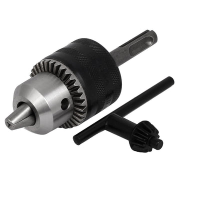 Harfington 1/2-20UNF Connect 1.5-13mm Capacity 3-Jaw Electric Spanner Drill Chuck Set 3 in 1