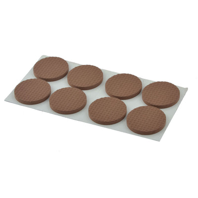 Harfington Uxcell Table Chair EVA Round Anti Scratch Furniture Feet Pads Covers Cushion Brown 38mm Dia 8pcs