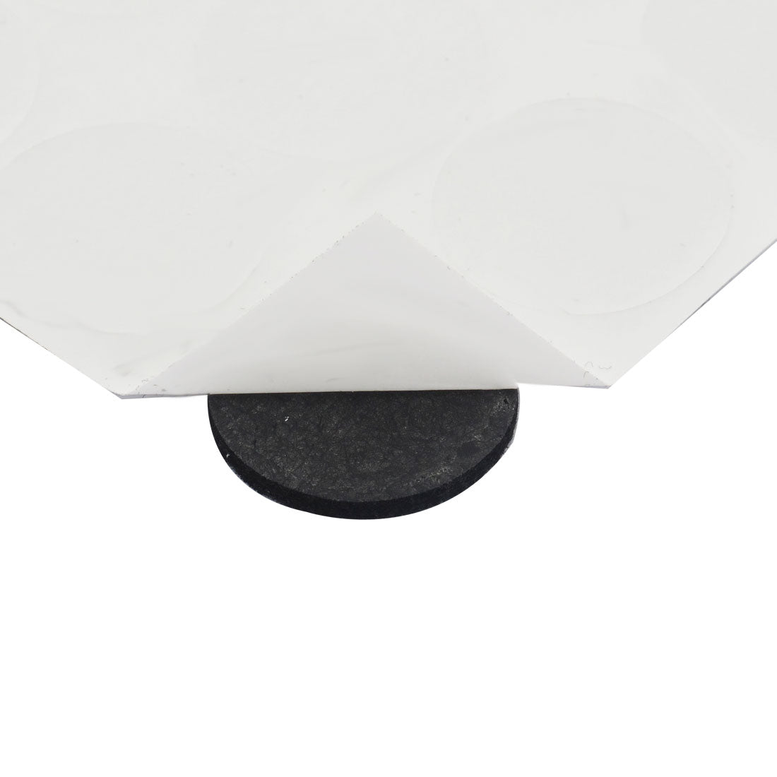 uxcell Uxcell Desk Legs Round Self Adhesive Surface Protection Furniture Felt Pads Mats Black 25mm Dia 90pcs