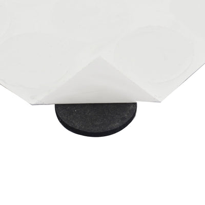 Harfington Uxcell Desk Legs Round Self Adhesive Surface Protection Furniture Felt Pads Mats Black 25mm Dia 90pcs