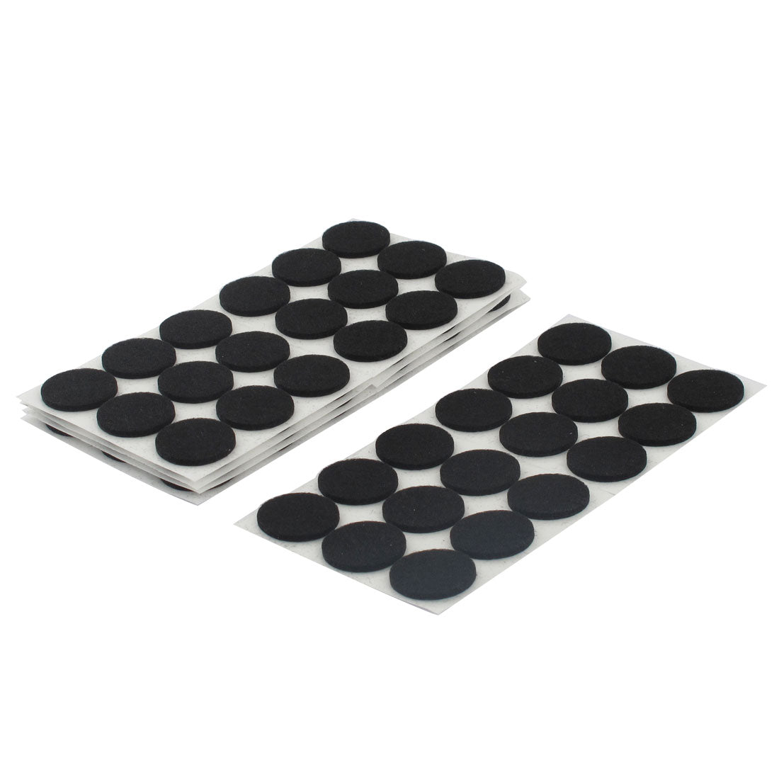 uxcell Uxcell Desk Legs Round Self Adhesive Surface Protection Furniture Felt Pads Mats Black 25mm Dia 90pcs