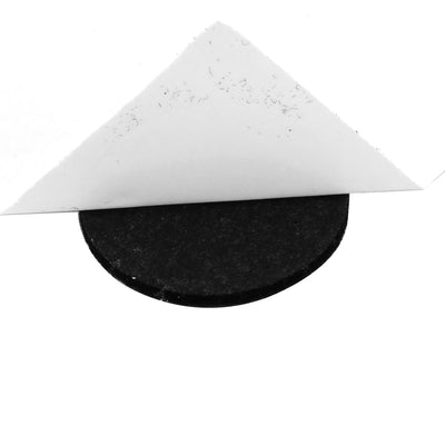 Harfington Uxcell Cabinet Chair Desk Legs Self Adhesive Surface Protection Furniture Felt Pads Mats Black 30mm Diameter 12pcs