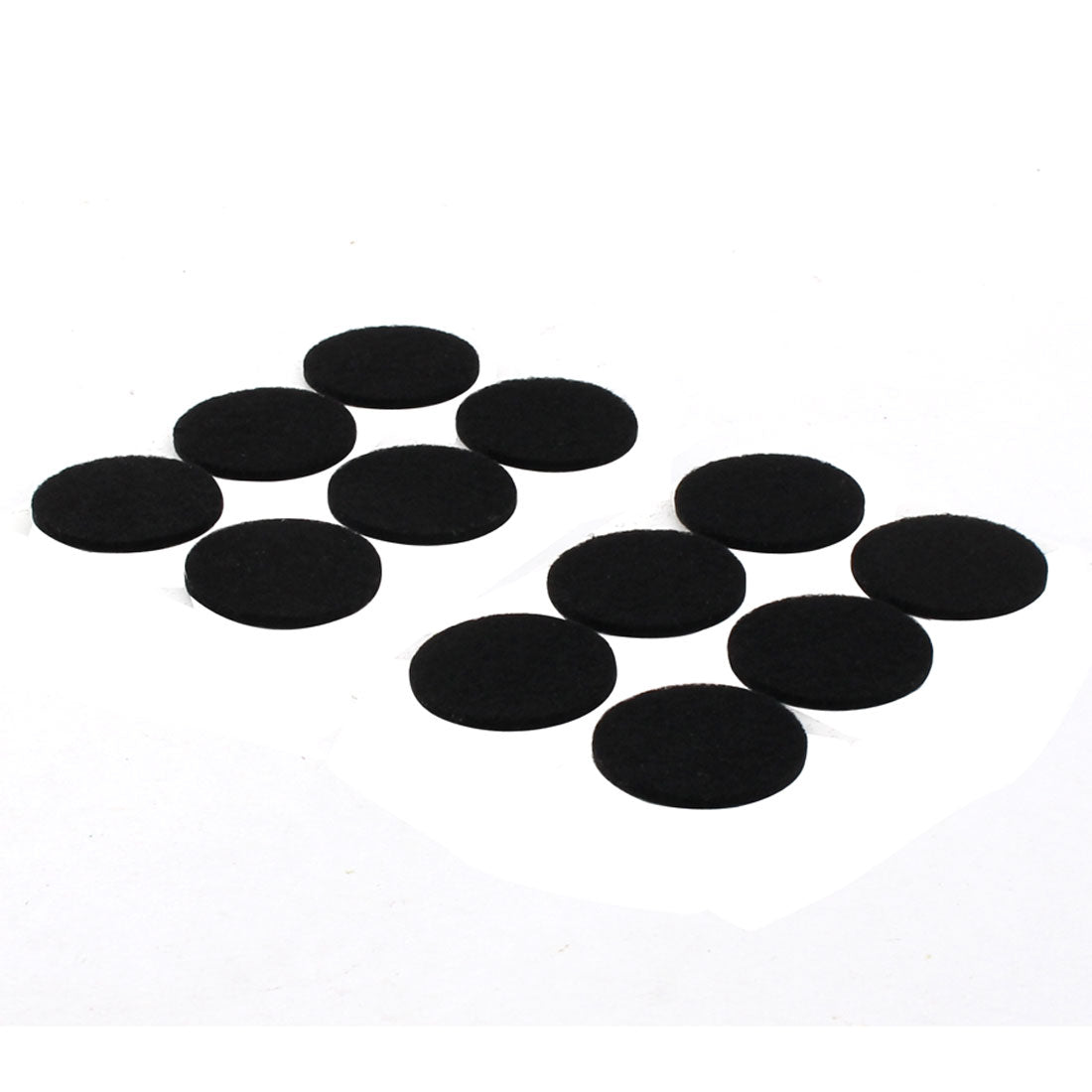 uxcell Uxcell Cabinet Chair Desk Legs Self Adhesive Surface Protection Furniture Felt Pads Mats Black 30mm Diameter 12pcs