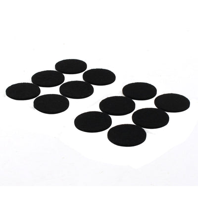 uxcell Uxcell Cabinet Chair Desk Legs Self Adhesive Surface Protection Furniture Felt Pads Mats Black 30mm Diameter 12pcs