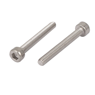 Harfington 20 Pcs M3x25mm 316 Stainless Steel Hex Socket Head Cap Screws Bolts 28mm Long