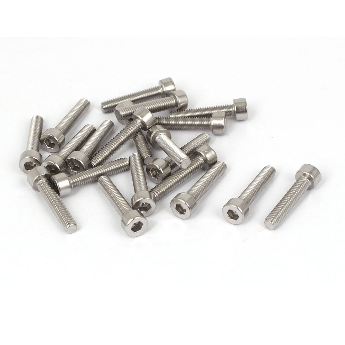 Harfington 20 Pcs M4x20mm 316 Stainless Steel Metric Hex Socket Head Cap Screws Fasteners