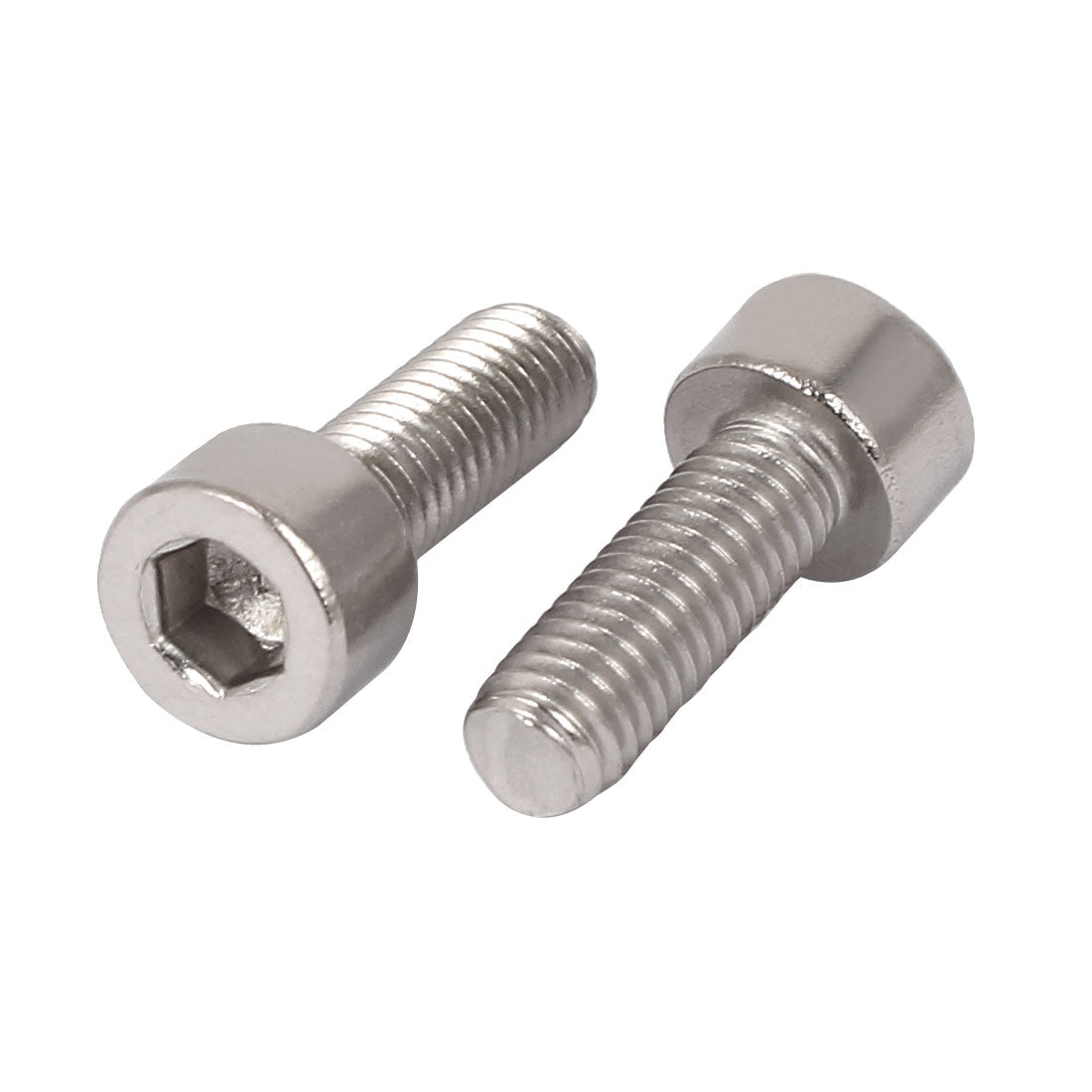 Harfington 15 Pcs M5x14mm 316 Stainless Steel Metric Fully Thread Hex Socket Cap Screws