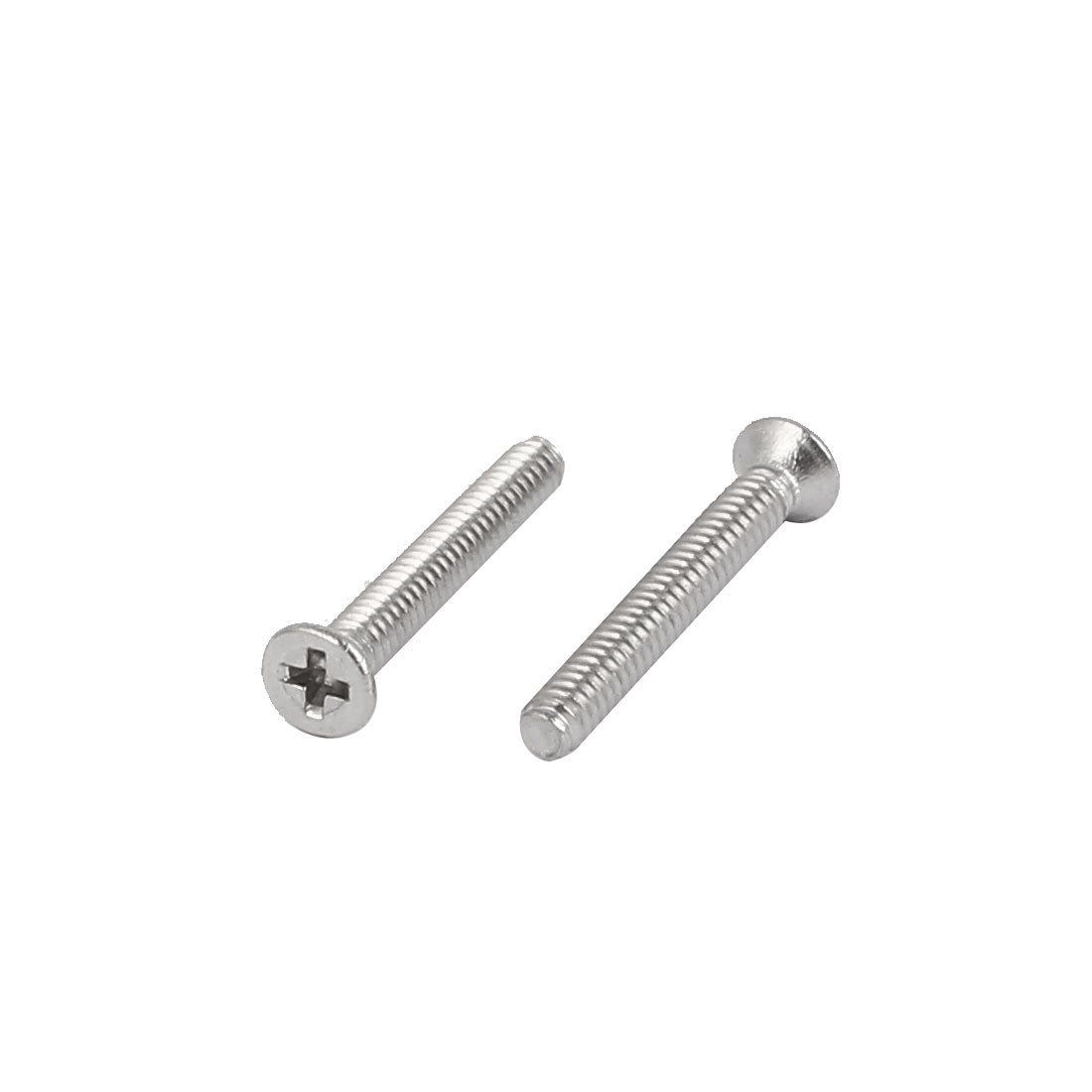 Harfington 50 Pcs M1.6x12mm 316 Stainless Steel Countersunk Phillips Machine Screws Bolts