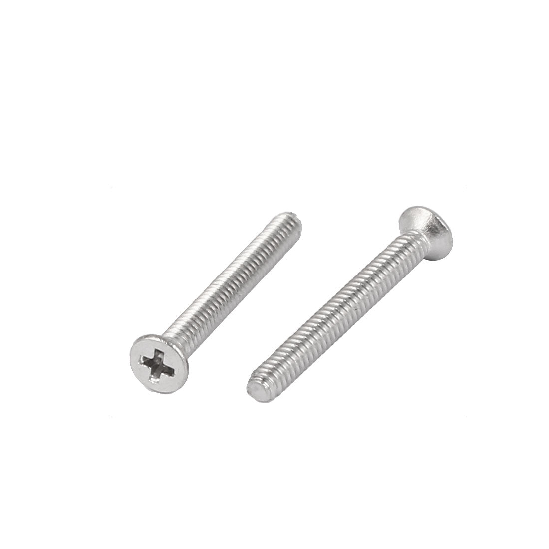 Harfington 50 Pcs M1.6x14mm 316 Stainless Steel Flat Head Phillips Machine Screws Fasteners