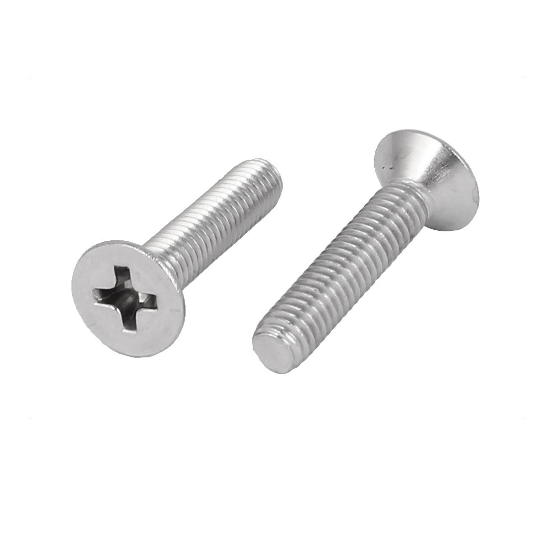 Harfington 30 Pcs M4x20mm 316 Stainless Steel Countersunk Phillips Machine Screws Bolts