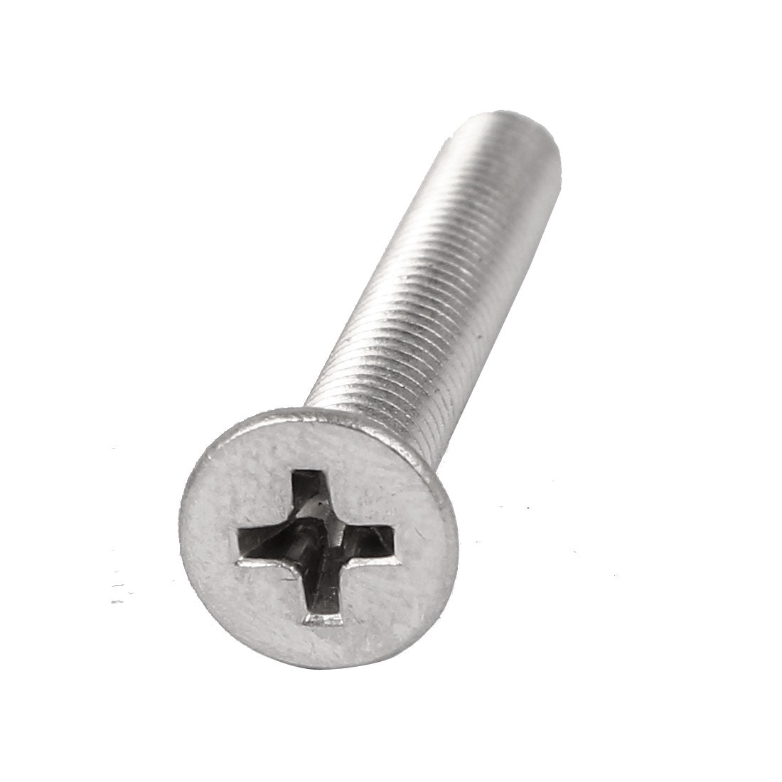 Harfington 15 Pcs M5x35mm 316 Stainless Steel Metric Phillips Machine Screws Silver Tone