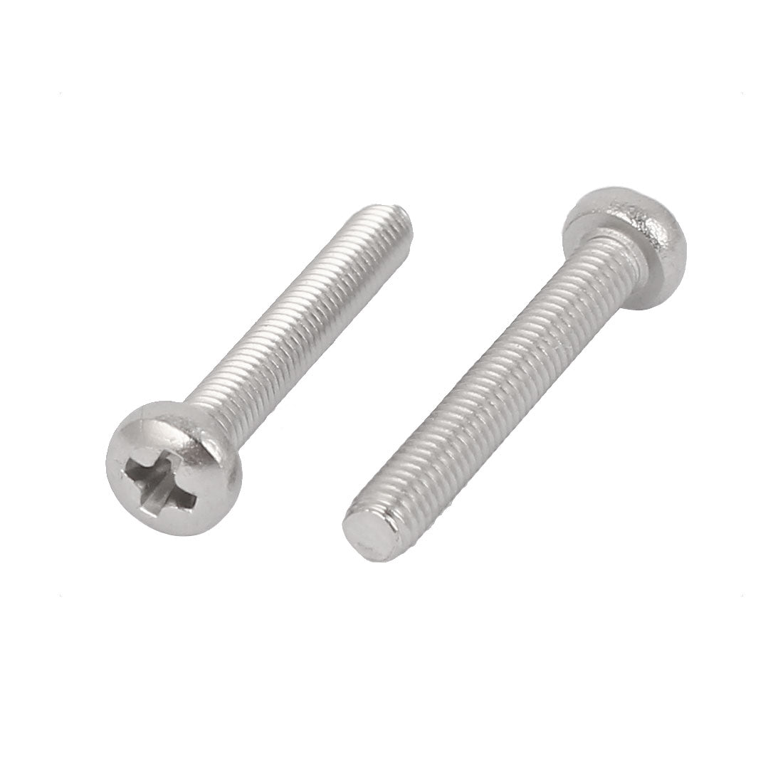 Harfington 50 Pcs M3x20mm 316 Stainless Steel Phillips Pan Head Machine Screws Silver Tone