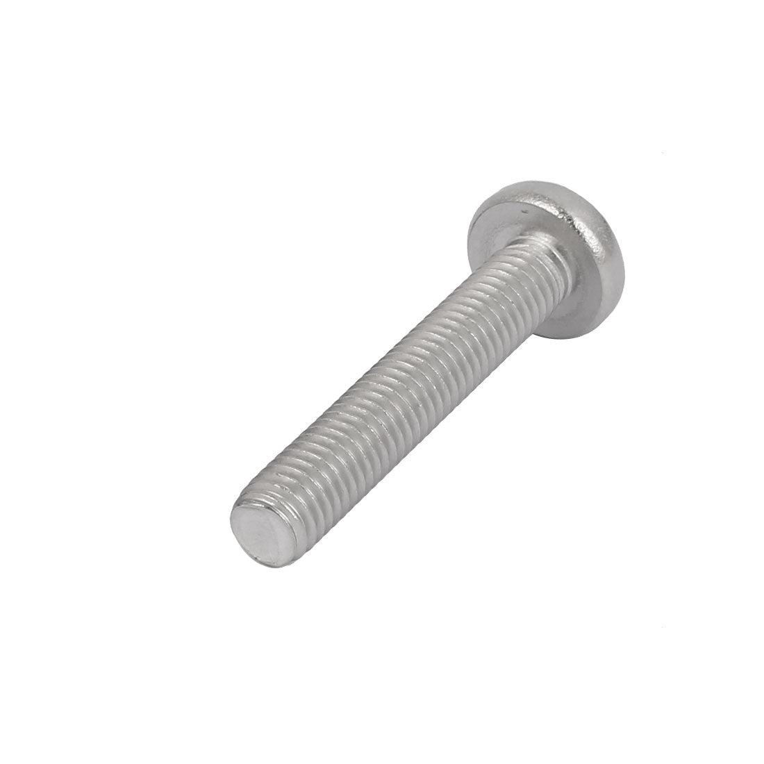 Harfington 4 Pcs M8x45mm 316 Stainless Steel Phillips Pan Head Machine Screws Silver Tone