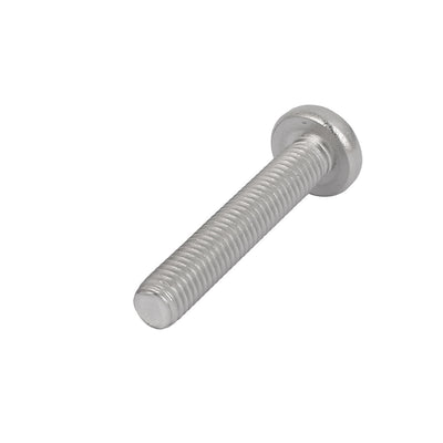 Harfington 4 Pcs M8x45mm 316 Stainless Steel Phillips Pan Head Machine Screws Silver Tone