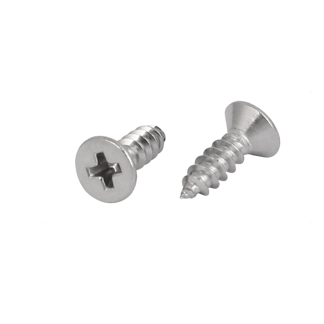 Harfington 50 Pcs M2.9x9.5mm 316 Stainless Steel Countersunk Phillips Self Tapping Screws
