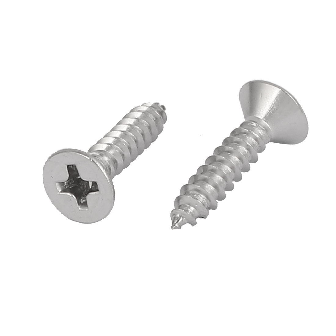 Harfington M3.5x16mm 316 Stainless Steel Flat Head Phillips Self Tapping Screws Bolts 50pcs