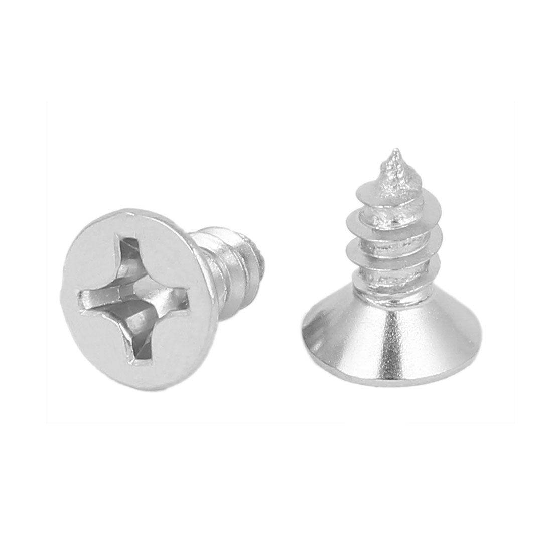 Harfington M5.5x13mm 316 Stainless Steel Flat Head Phillips Self Tapping Screws Bolts 20pcs