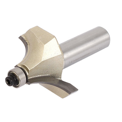 Harfington 1/2" Shank Dia 9/16" Radius Ball Bearing Round Over Beading Edging Router Bit