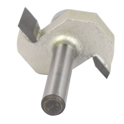 Harfington 1/4" Shank Dia 3/8" Cutting Depth Groove Forming 2-Flute T-Slot Router Bits