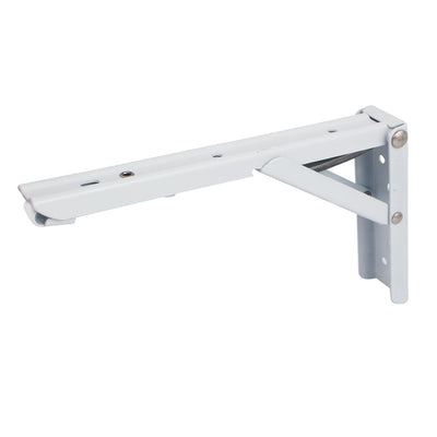 Harfington 195mm x 110mm Folding Spring Wall Mounted Shelf Bracket Brace Support 2pcs