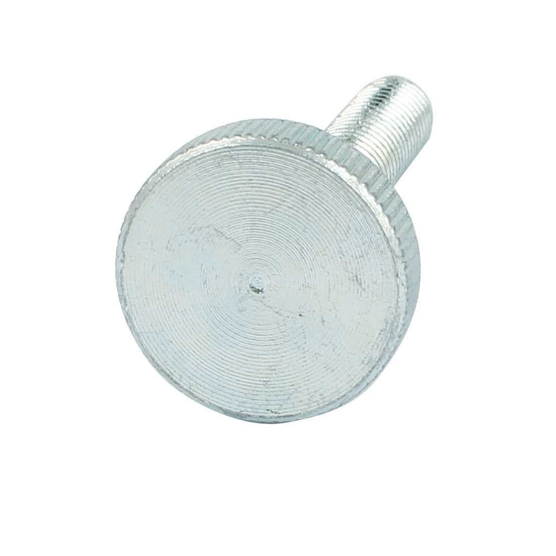 Harfington M8x35mm Carbon Steel Step Hand Screw Flat Knurled Head Thumb Screws Bolts 2pcs