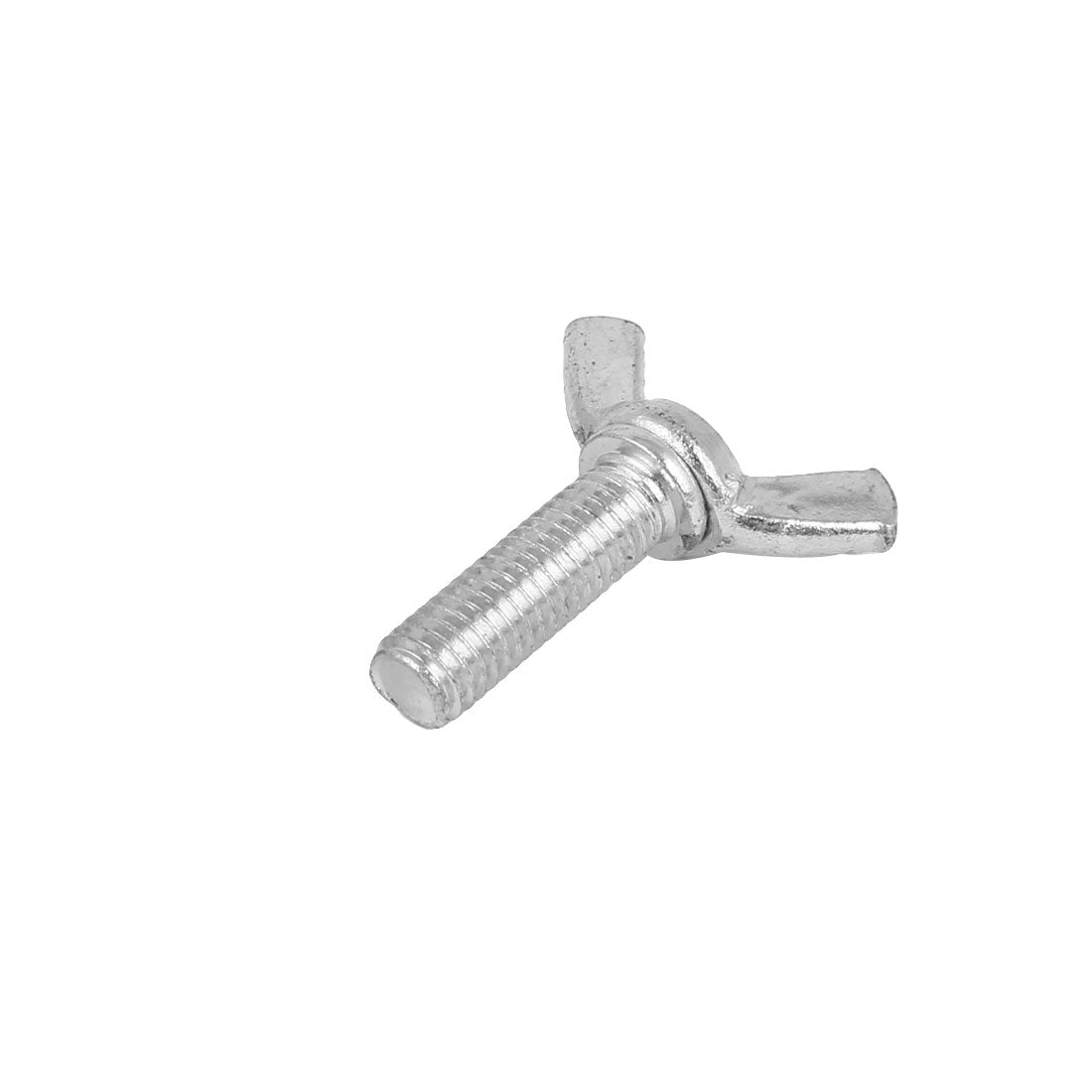 Harfington 10pcs Metric M8x25mm 1.25mm Pitch Carbon Steel Wing Bolt Butterfly Screw