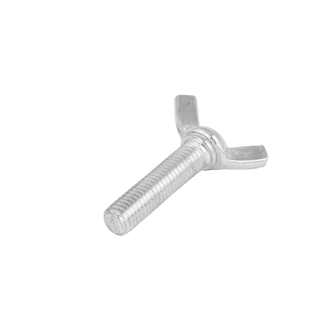 Harfington 5pcs Metric M10x40mm 1.5mm Pitch Carbon Steel Wing Bolt Butterfly Screw