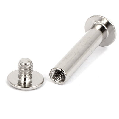 Harfington M5x25mm Binding Chicago Screw Post 100pcs for Photo Albums Scrapbook