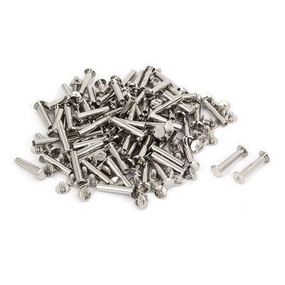 Harfington M5x25mm Binding Chicago Screw Post 100pcs for Photo Albums Scrapbook