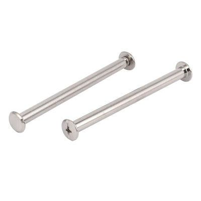 Harfington Purse Belts Photo Albums Metal Binding Screws Bolts M5 x 65mm 20 Pcs