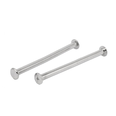 Harfington M5 x 80mm Metal Scrapbook Catalogs Binding Screws Posts 20 Pcs