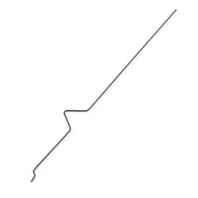 Harfington 134mm Long 0.8mm Diameter Airplane Parts Black Light Steel Wire Landing Gear