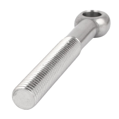 Harfington M12 x 100mm 10mm Eye Inner Dia 304 Stainless Steel Swing Bolt Silver Tone