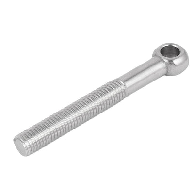 Harfington M12 x 100mm 10mm Eye Inner Dia 304 Stainless Steel Swing Bolt Silver Tone