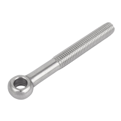 Harfington M12 x 100mm 10mm Eye Inner Dia 304 Stainless Steel Swing Bolt Silver Tone