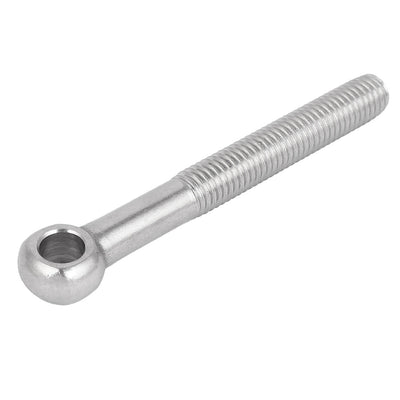 Harfington M12 x 100mm 10mm Eye Inner Dia 304 Stainless Steel Swing Bolt Silver Tone