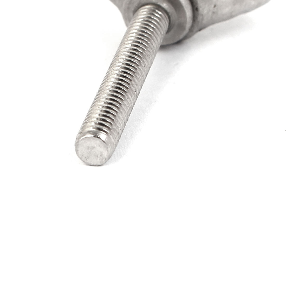 Harfington 304 Stainless Steel Butterfly Wing Nut Screw Silver Tone M4 0.7mm Pitch 5pcs