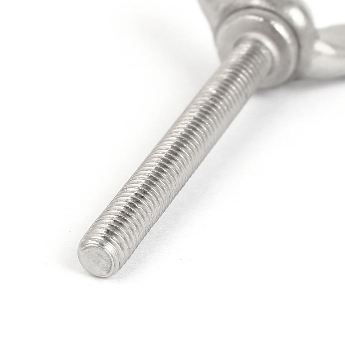 Harfington 304 Stainless Steel Wing Bolt Butterfly Screw Fastener Metric M4 x 35mm 5pcs