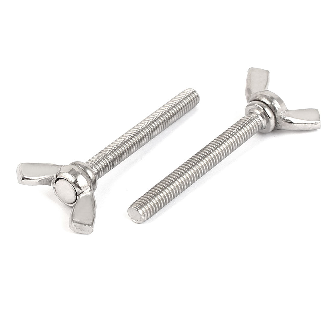 Harfington 304 Stainless Steel Butterfly Wing Nut Metric M5 0.8mm Pitch 5pcs