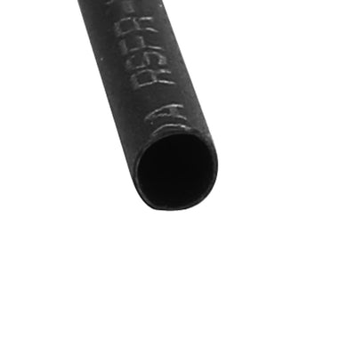 Harfington 13M Length 2mm Dia Polyolefin Heat Shrinkable Tube Sleeving Black