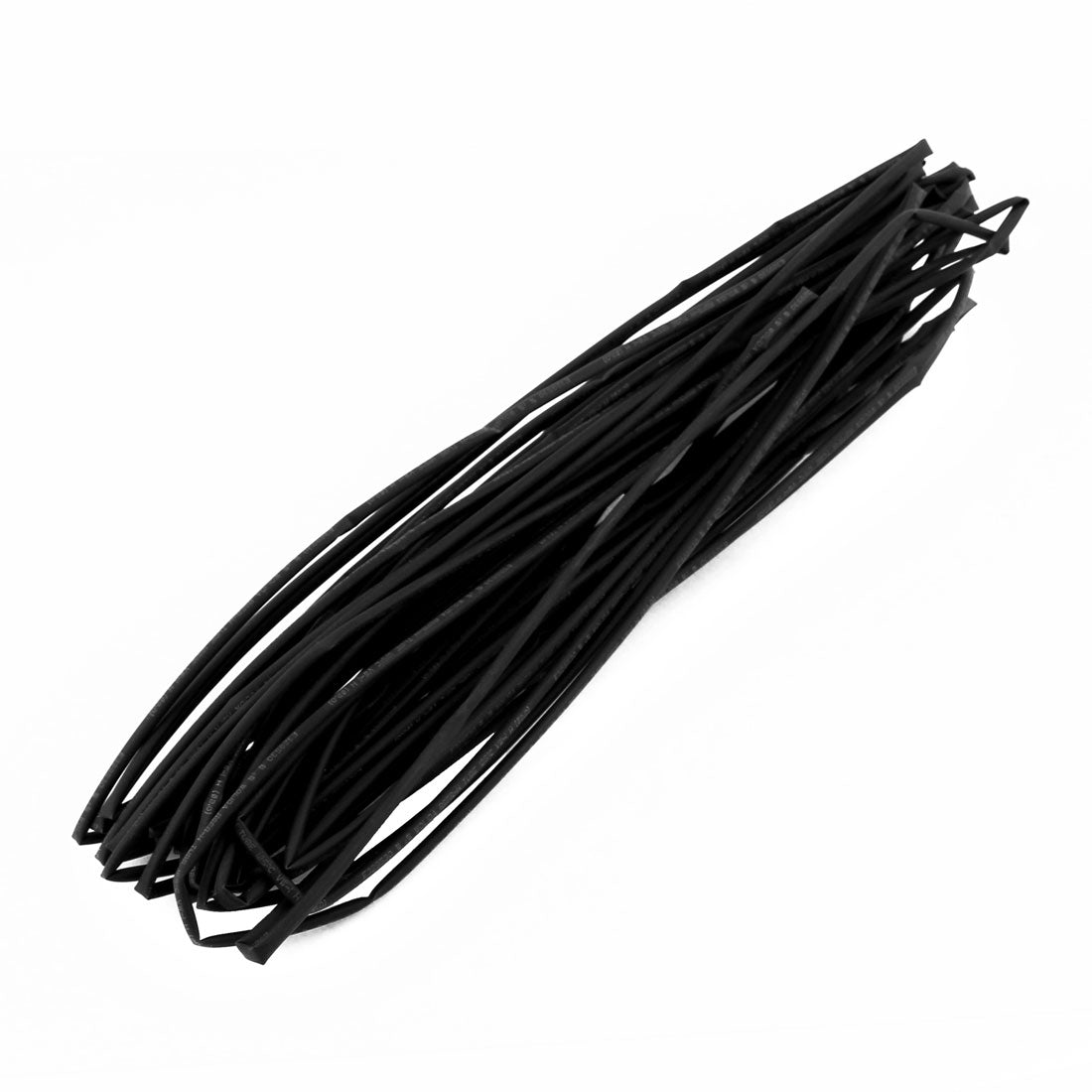 Harfington 13M Length 2mm Dia Polyolefin Heat Shrinkable Tube Sleeving Black