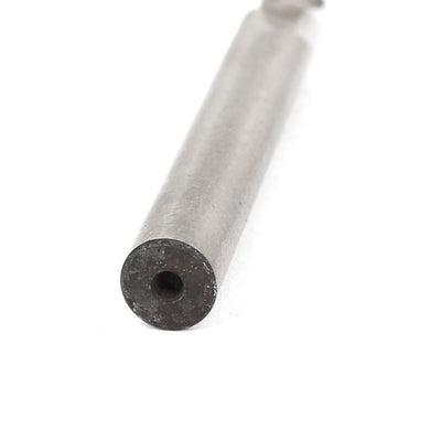 Harfington 5mm Cutting Dia 2 Spiral Flutes Straight Shank Cutter Tool HSS-AL End Mill