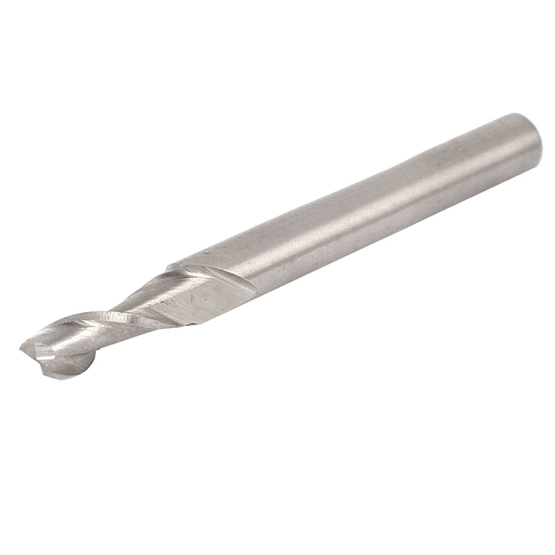 Harfington 5mm Cutting Dia 2 Spiral Flutes Straight Shank Cutter Tool HSS-AL End Mill