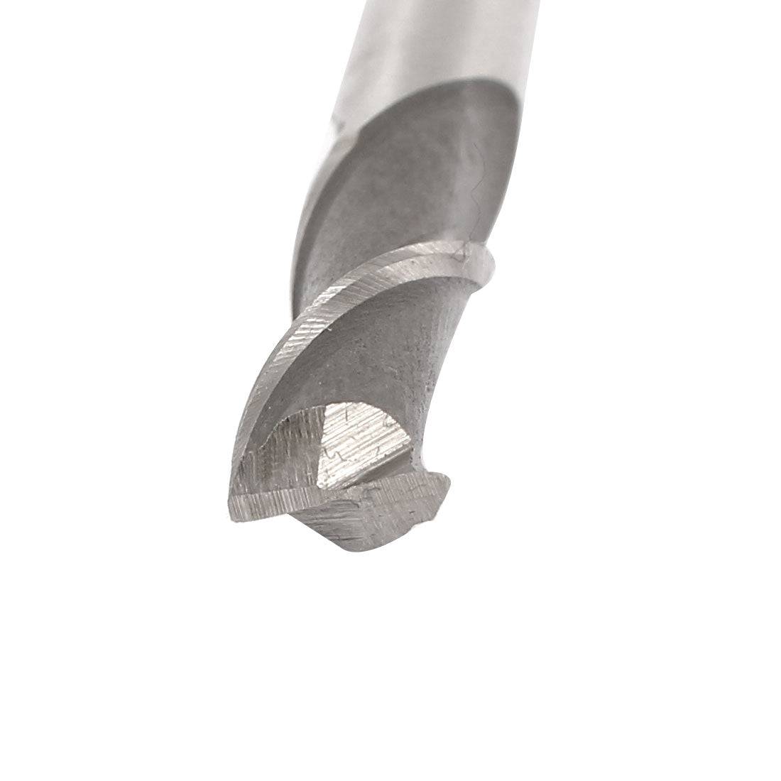 Harfington 8mm Cutting Dia 2 Spiral Flutes Straight Shank Cutter Tool HSS-AL End Mill