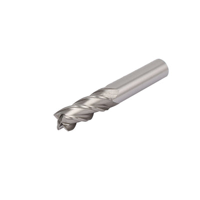 Harfington 1/2" Cutting Dia 4 Spiral Flutes Straight Shank Cutter Tool HSS-AL End Mill Bit 2pcs