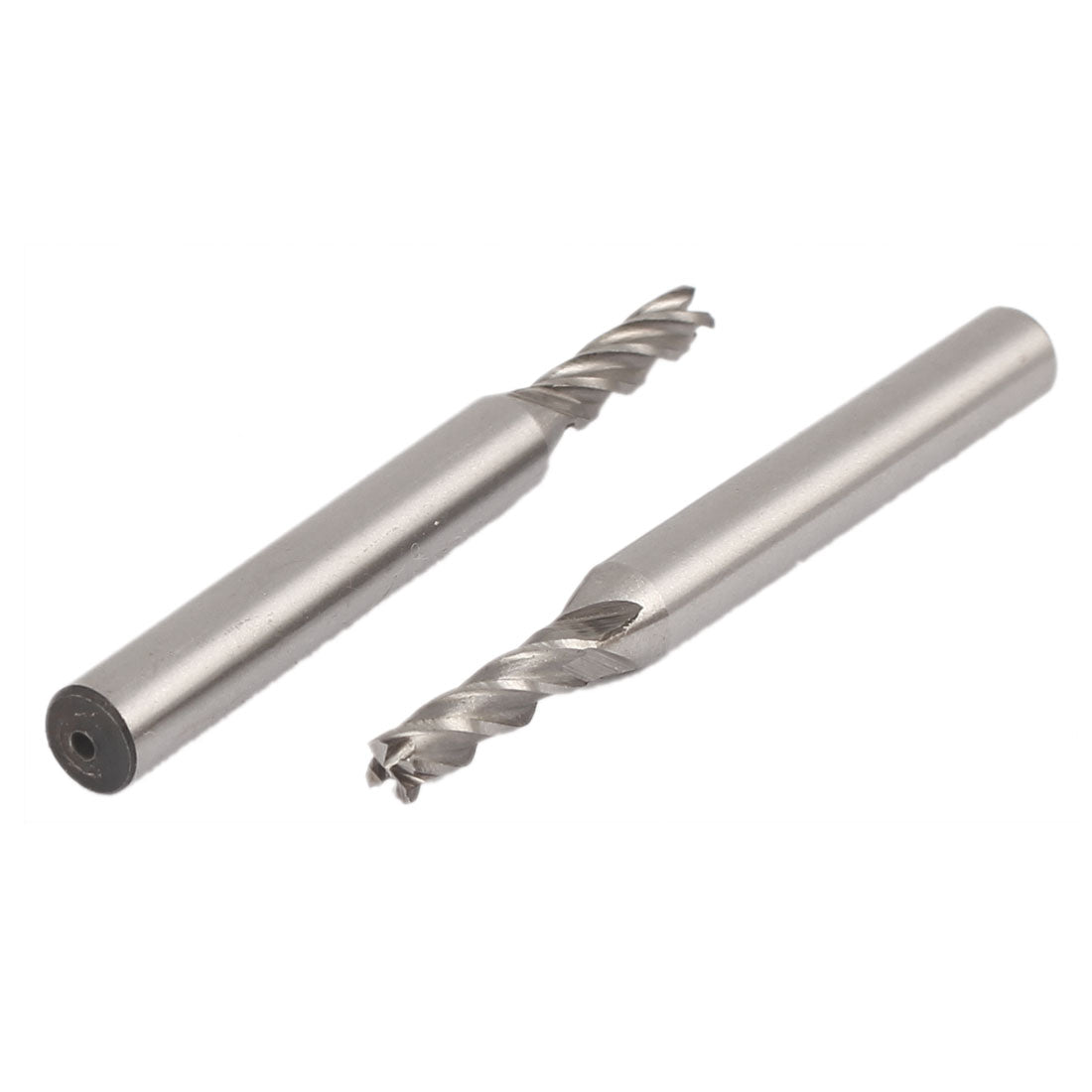 Harfington 5/32" Cutting Dia 4 Flutes Straight Shank HSS-AL End Mill Router Bit 2pcs