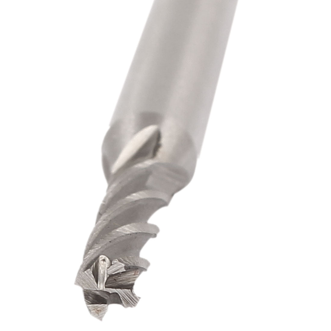 Harfington 1/8" Cutting Dia 4 Flutes Straight Shank HSS-AL End Mill Router Bit 2pcs